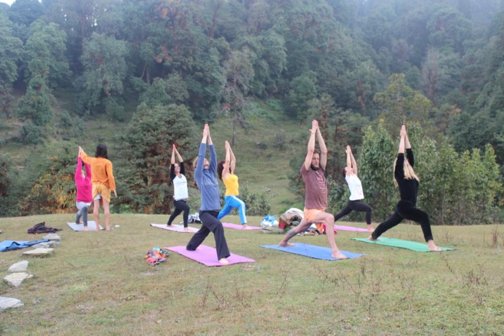 Magpie Camp Chopta is the best place for Yoga and other activities .