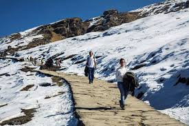 Chopta trekking Packages -On the way to Tungnath